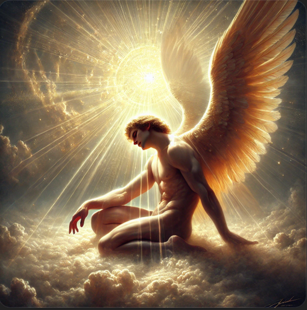 lucifen angel alado