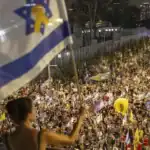 "Una historia de poder" esperanzada 4 manifestacion sabado 09 de agosto de 2025 en contra de ocupacion Gaza.