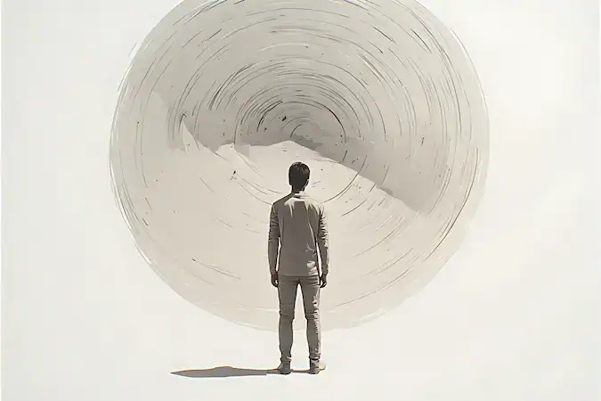 No eres tu mente 2 hombre observando paradigma